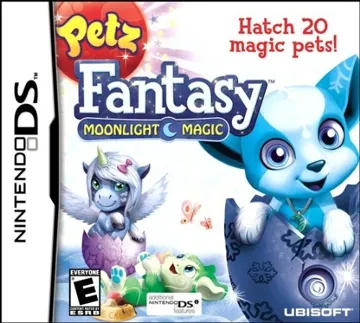 Petz Fantasy - Moonlight Magic (USA) (En,Fr,Es) (NDSi Enhanced) box cover front